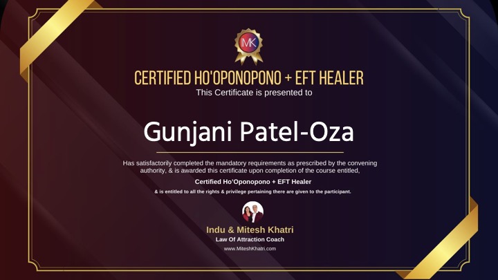 Ho'oponopono + EFT Healer Certificate